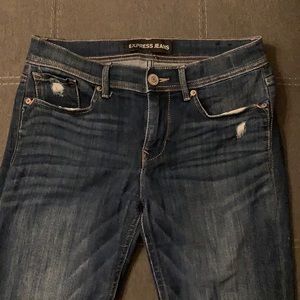 EXPRESS Cropped Jeans Leggings